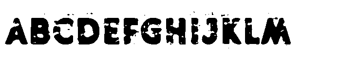 Blightmark Sans Textured Font UPPERCASE