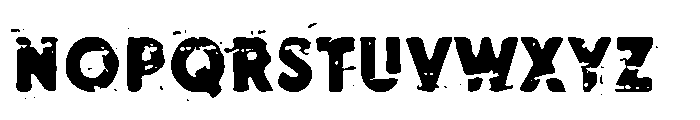 Blightmark Sans Textured Font UPPERCASE