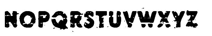 Blightmark Sans Textured Font LOWERCASE