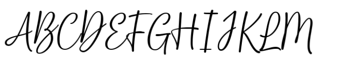 Blighty Font UPPERCASE