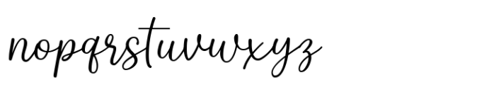 Blighty Font LOWERCASE