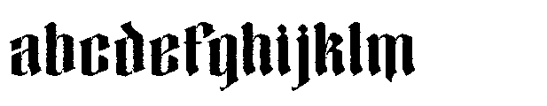 Blime Blackletter Rough FONT