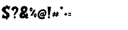 Bling Nioh Dingbat Font OTHER CHARS