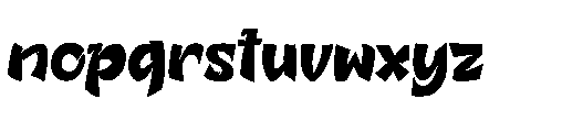 Bling Nioh Dingbat Font LOWERCASE
