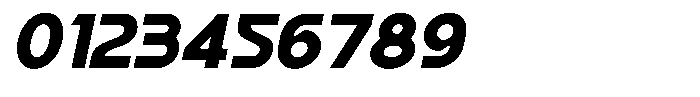 Blinko Oblique Font OTHER CHARS