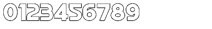 Blinko Outline Font OTHER CHARS