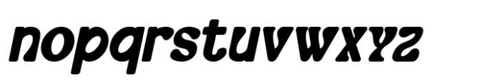 Blisey Bold Italic Font LOWERCASE