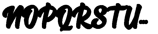 Blislyn Line Blislyn Shadow Regular Font UPPERCASE