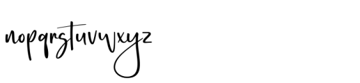 Bliss Serenity Font LOWERCASE