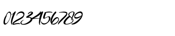 Blissful Pedals Italic Font OTHER CHARS