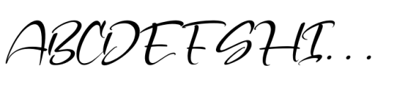 Blissful Pedals Italic Font UPPERCASE