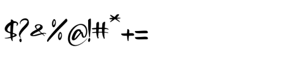 Blissful Pedals Regular Font OTHER CHARS