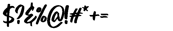 Blissfully Font OTHER CHARS