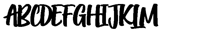 Blissfully Font UPPERCASE