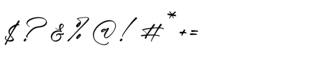 Blissfuly Magnotia Regular Font OTHER CHARS
