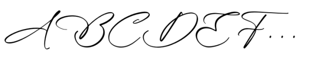 Blissfuly Magnotia Regular Font UPPERCASE