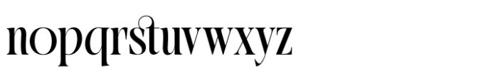 Blistega Regular Font LOWERCASE