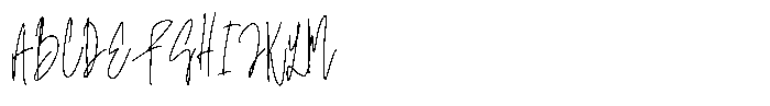 Blistwing Signature Font UPPERCASE