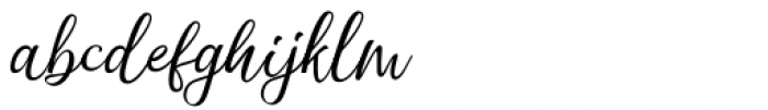 Blithen Regular Font LOWERCASE