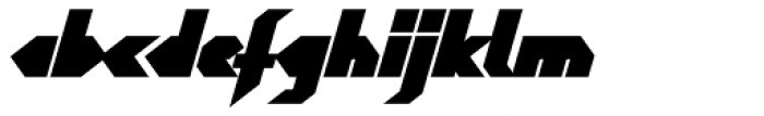Blitzeffekt Bold Italic Font LOWERCASE