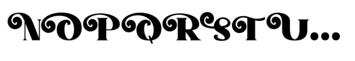 Blize Queen Regular Font UPPERCASE