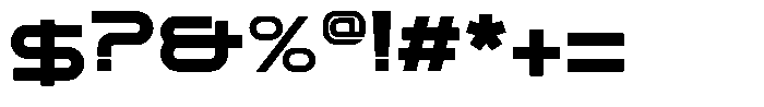 Blizera Bold Font OTHER CHARS