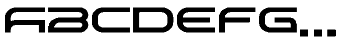 Blizera Expanded Font UPPERCASE