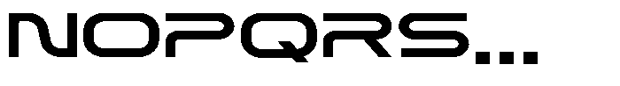 Blizera Expanded Font UPPERCASE