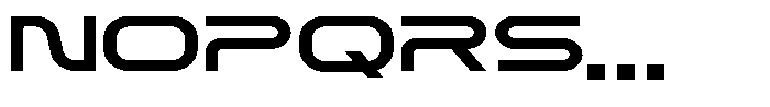 Blizera Expanded Font LOWERCASE