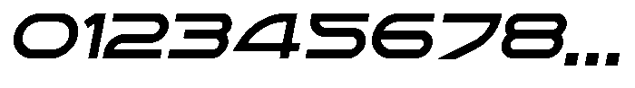 Blizera Italic Font OTHER CHARS