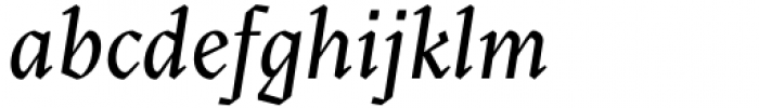 Blizka Bold Italic Font LOWERCASE