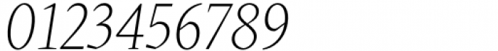Blizka Thin Italic Font OTHER CHARS