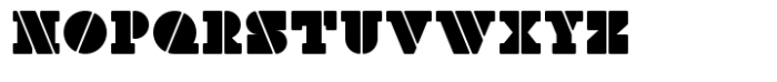 BlkOut Display Font UPPERCASE