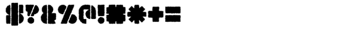 BlkOut Rough Font OTHER CHARS