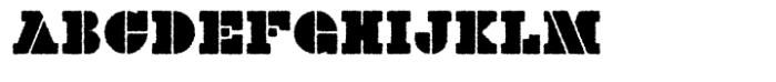 BlkOut Rough Font UPPERCASE