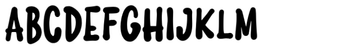 Blobbix Regular Font UPPERCASE