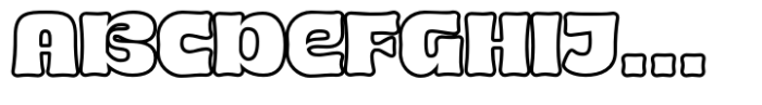 Blobby Outline FONT