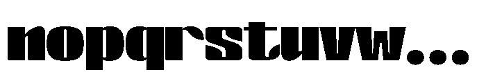 BlocRest BlocRest Regular Font LOWERCASE