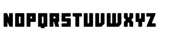 Block Black Rounded Font UPPERCASE