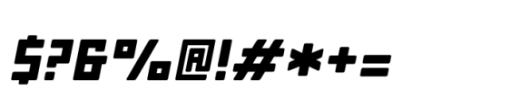 Block Bold Italic Rounded Font OTHER CHARS