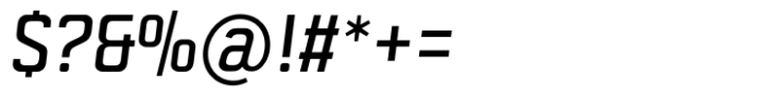 Block Capitals Narrow Italic Font OTHER CHARS