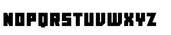 Block Extra Black Font UPPERCASE