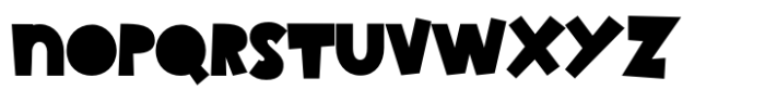 Block Horns Font LOWERCASE