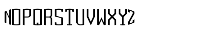 Block Monogram Font UPPERCASE