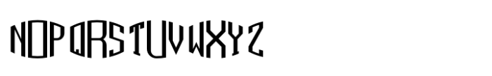 Block Monogram Font LOWERCASE
