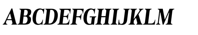 Block Quote Condensed Oblique Font UPPERCASE