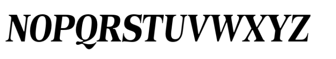 Block Quote Condensed Oblique Font UPPERCASE