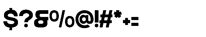 Blockat Font OTHER CHARS