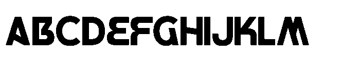 Blockat Font UPPERCASE