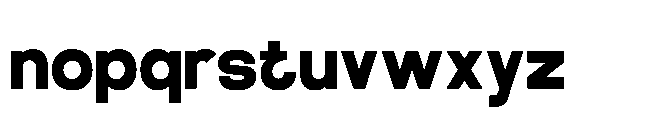 Blockat Font LOWERCASE